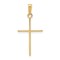 14K Yellow Gold Cross Pendant Charm Religious Jewelry 30 X 14mm